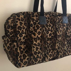 Leopard Print Travel Bag